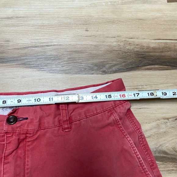 Indigo Palms Shorts Mens 34 Pink Chino Flat Front 9" - Picture 2 of 9